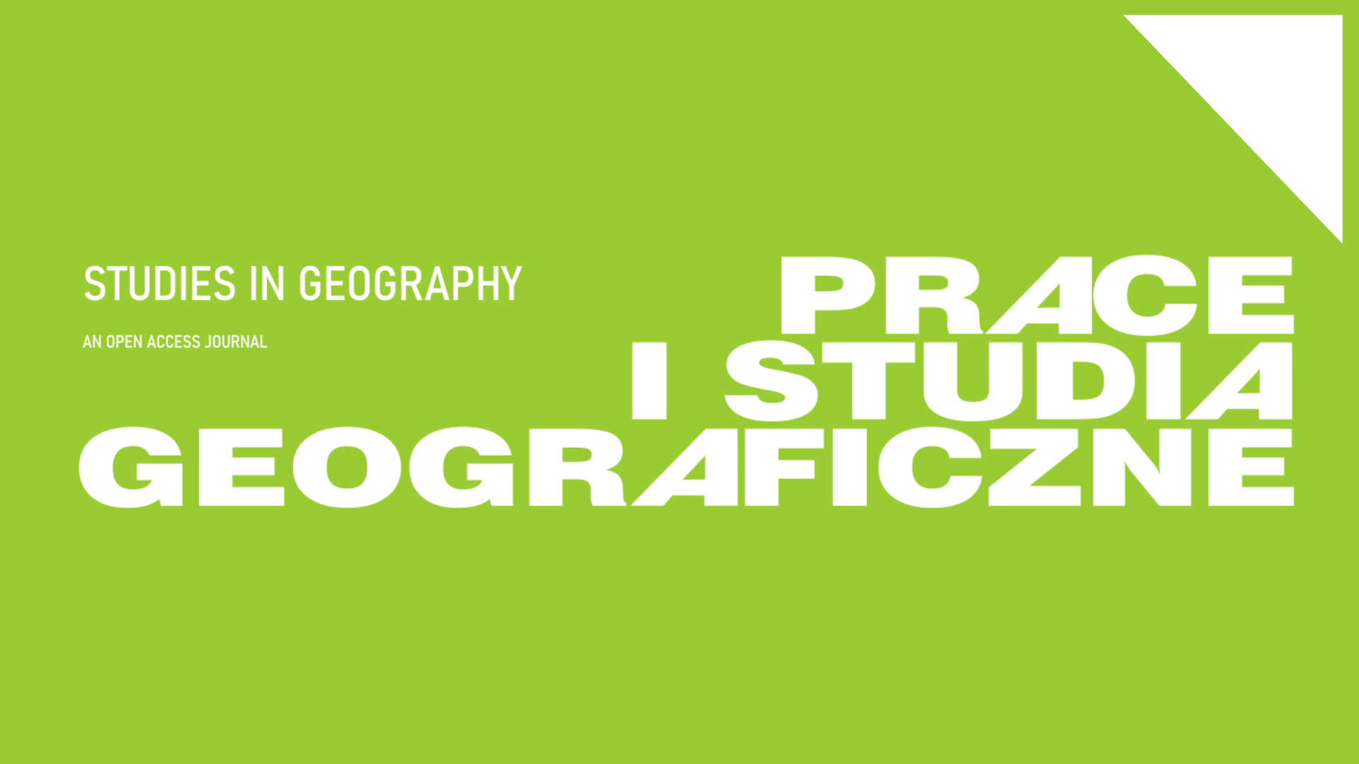 Prace i Studia Geograficzne